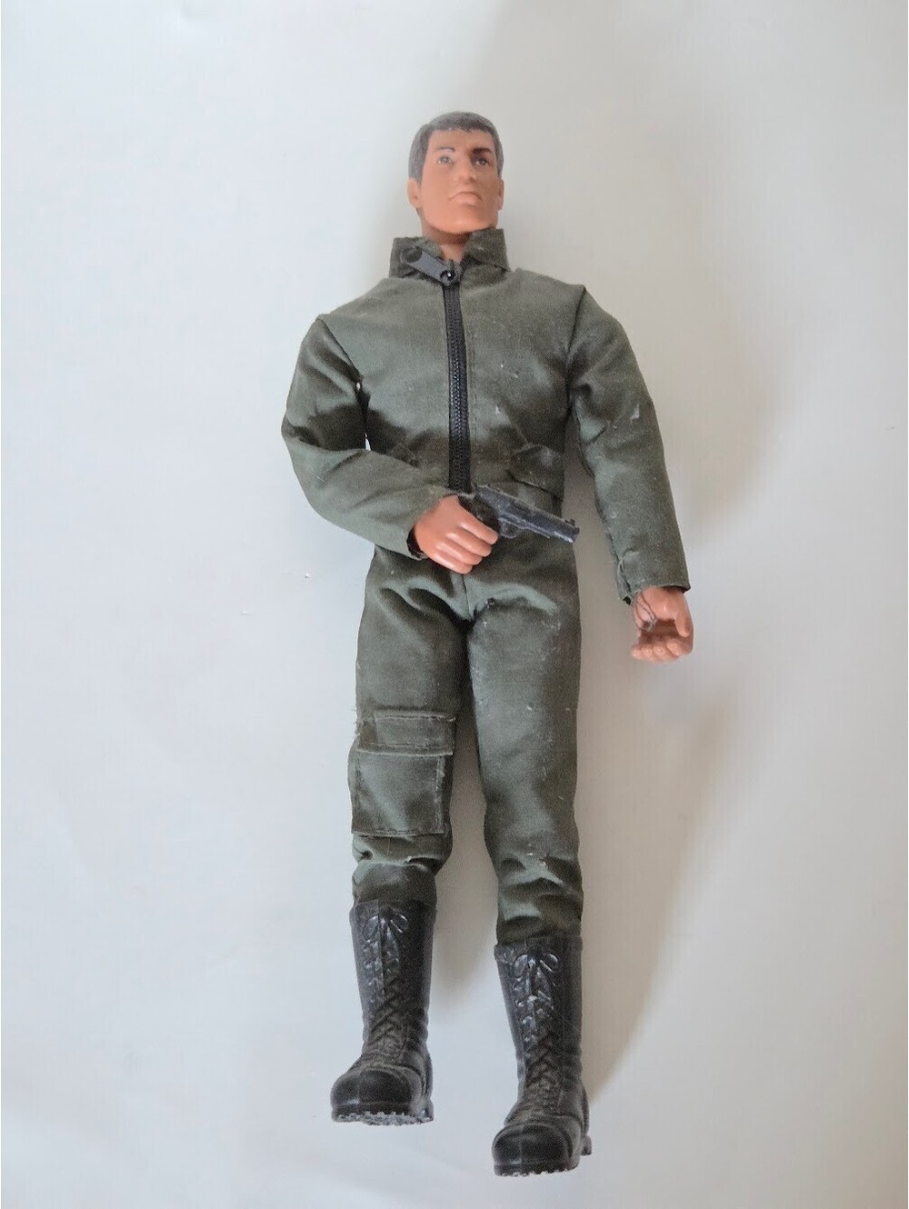 Soldiers Of The World Military Action Figure With Gun Boots And Green Uniform